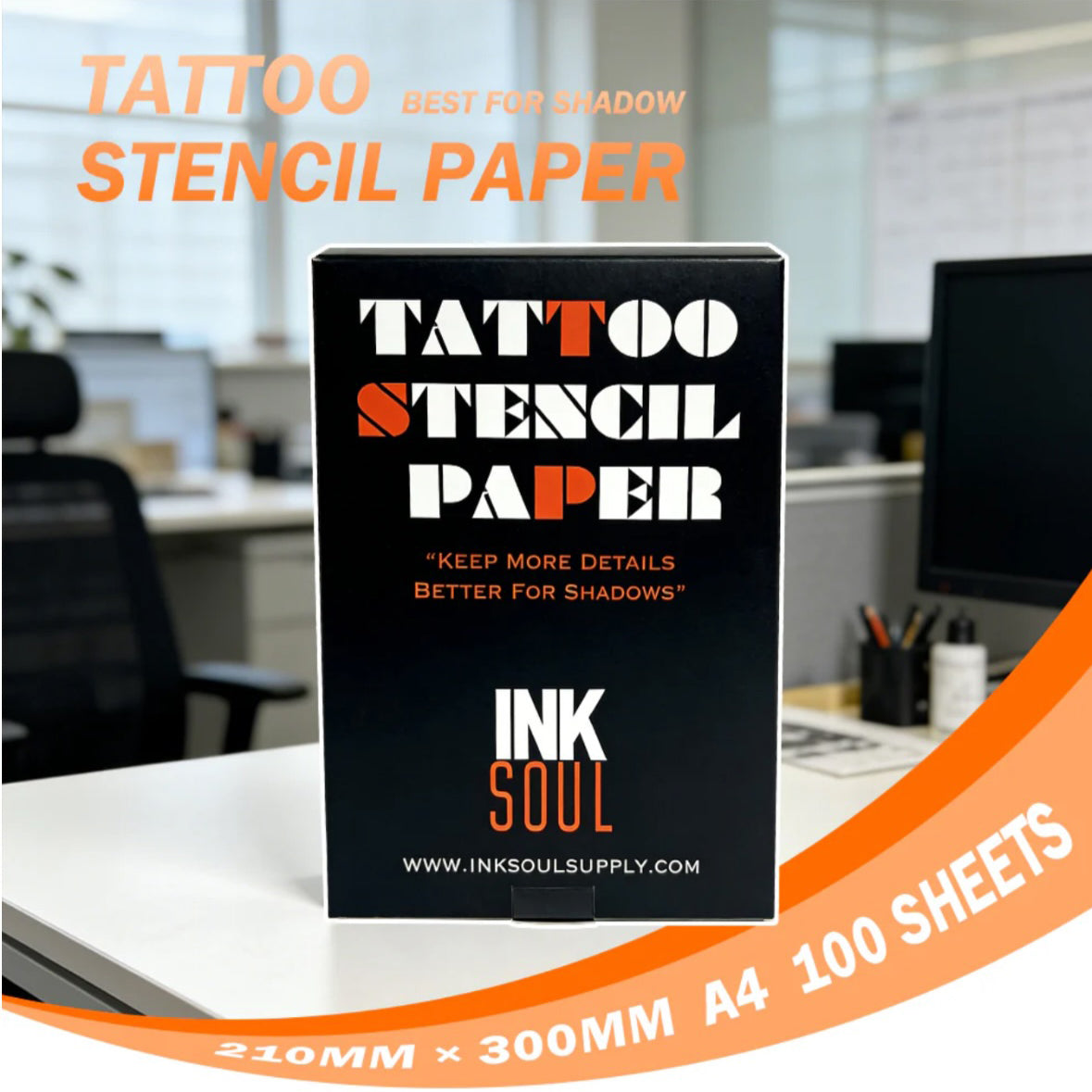INKSOUL®　タトゥー用転写紙（シートタイプ／A4サイズ／100枚入り）